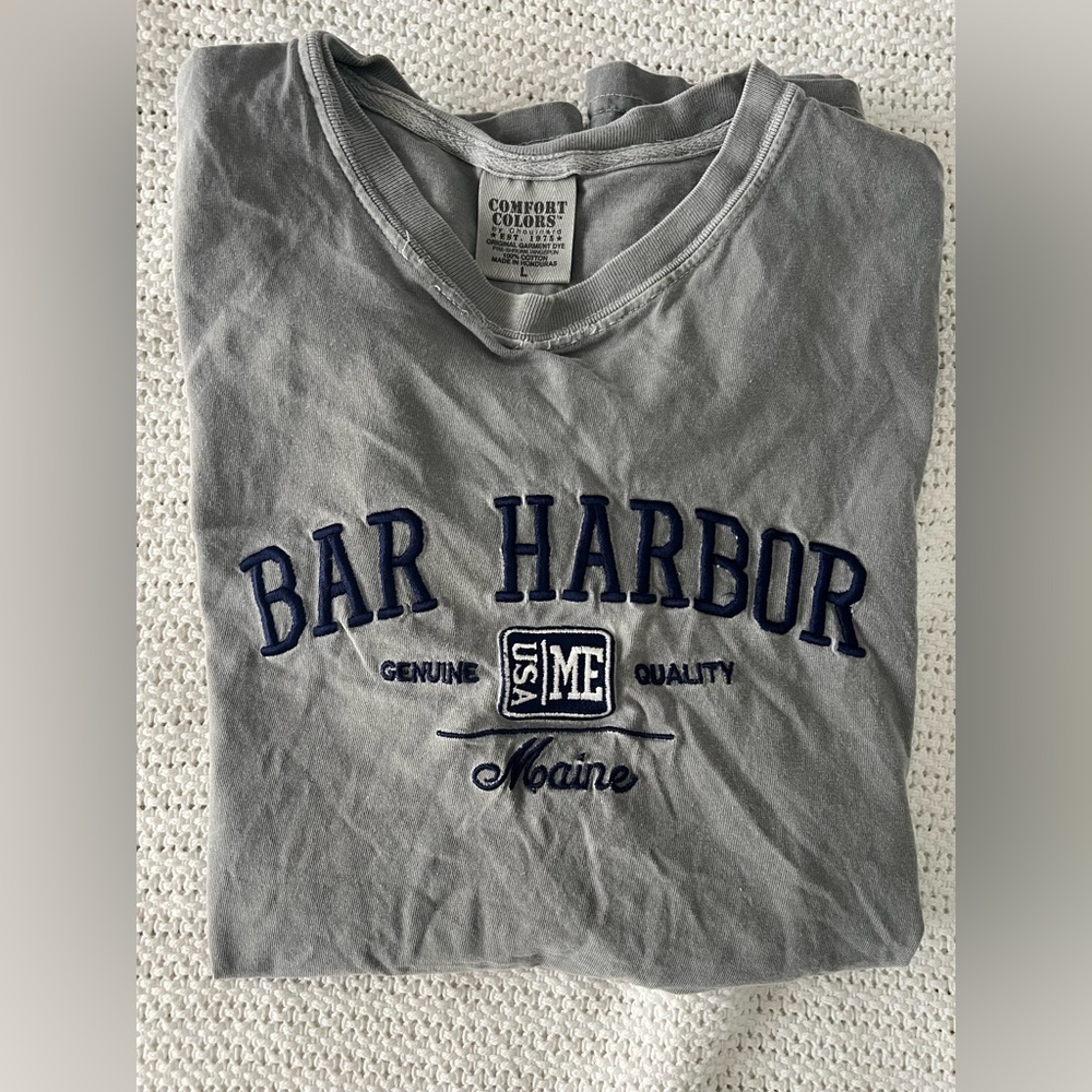 VTG Comfort Colors Gray Bar Harbor Tee